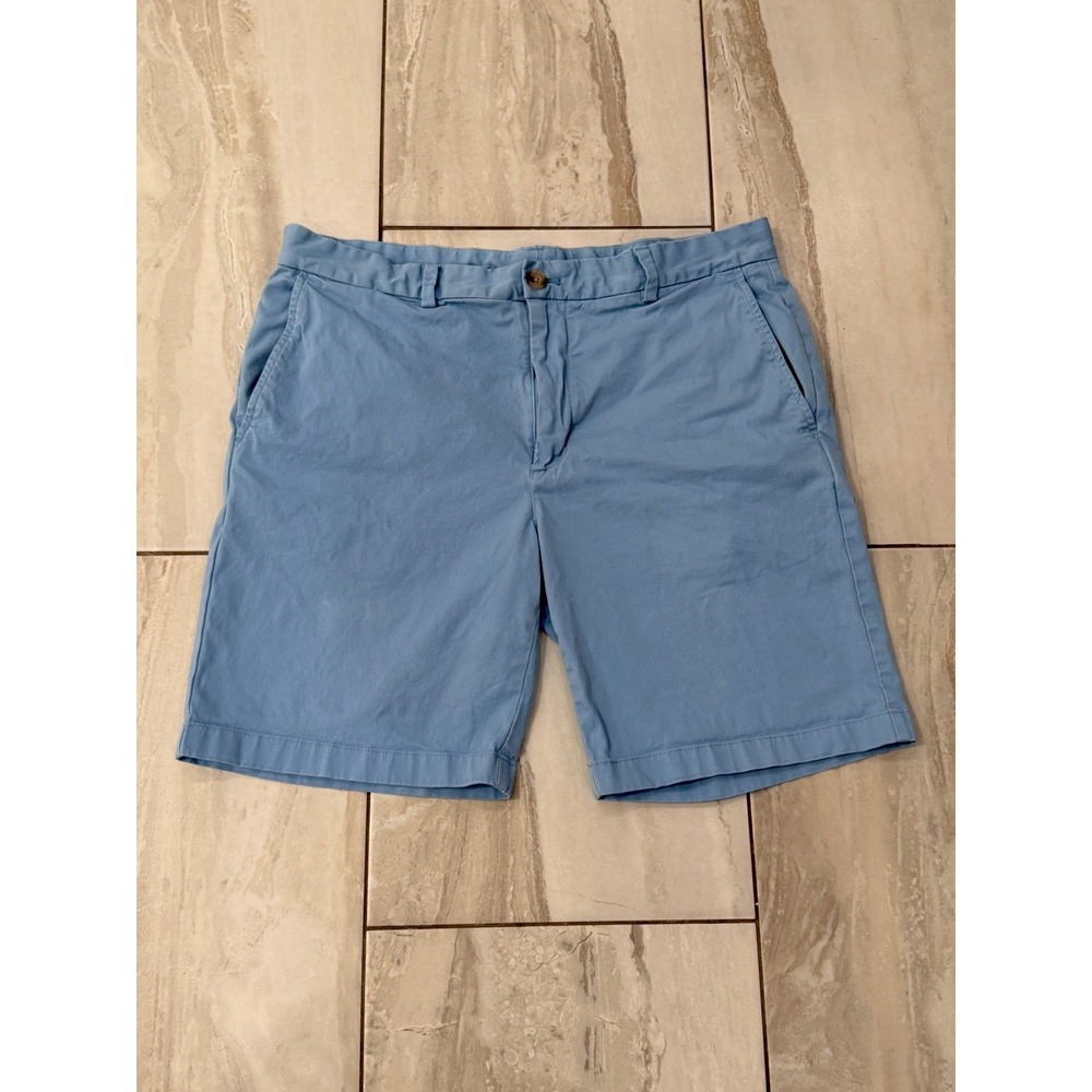 Vineyard vines shorts men's 35 cotton blue casual preppy lounge chino